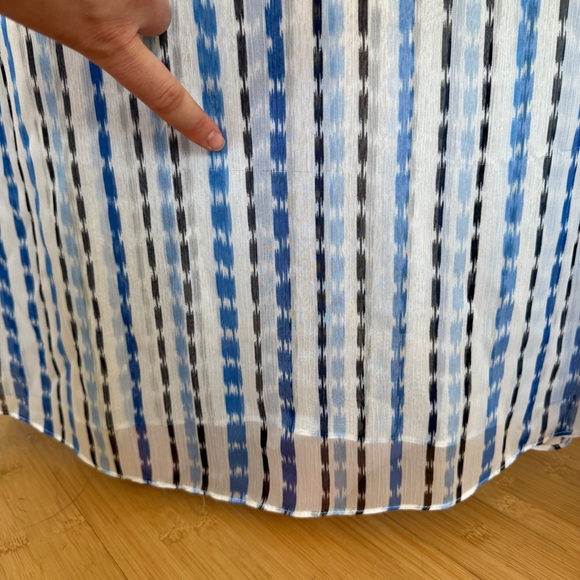 MISA Los Angeles Women's White Button-Front Kirat Midi Shirt Dress Size S - Picture 10 of 10